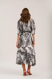 Sisters By CK July Dress Leaf Print