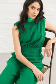 Sisters by CK Rachael Jumpsuit Deep Green