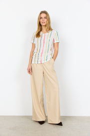 Soya Concept Aretha 44 Striped Tee Multi