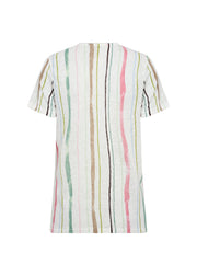 Soya Concept Aretha 44 Striped Tee Multi