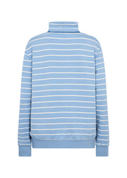 Soya Concept Barni 21 Striped Sweatshirt Crystal Blue