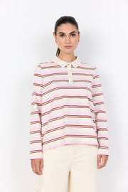 Soya Concept Base 2 Striped Polo Shirt
