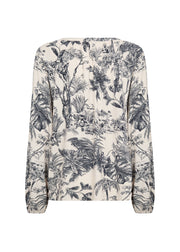 Soya Concept Carli 2 Blouse Navy/Cream Print