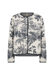 Soya Concept Carli 3 Jacket Navy/Cream Print