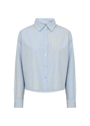 Soya Concept Cassy 1 Striped Shirt Blue