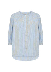 Soya Concept Cassy 3 Striped Blouse Blue