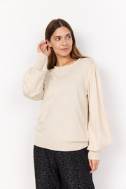 Soya Concept Dollie 773 Knit Pullover Cream