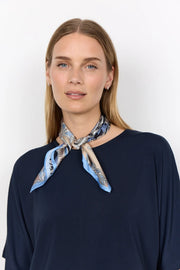 Soya Concept Ginette 1 Scarf Blue Print