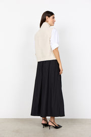 Soya Concept Gith 1 Waistcoat Cream Melange