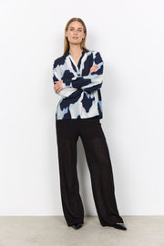 Soya Concept Gladis 1 Blouse Navy Print
