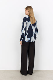 Soya Concept Gladis 1 Blouse Navy Print