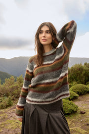 Soya Concept Hadil YD 2 Sweater Forest Night MLT