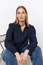 Soya Concept Heina YD 2 Blouse Navy Print