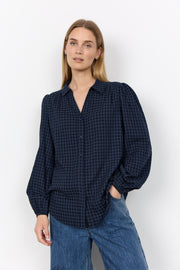 Soya Concept Heina YD 2 Blouse Navy Print