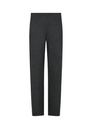 Soya Concept Iva 2 Pinstripe Trousers Dark Grey Melange