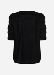 Soya Concept Nicole 1 Velvet Blouse Black