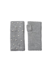 Soya Concept Nino 3 Knit Wrist Warmers Grey