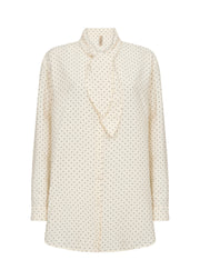 Soya Concept Orit 1 Shirt Polka Dot Print Cream