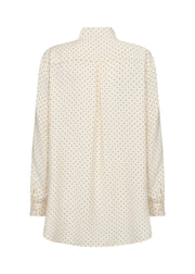 Soya Concept Orit 1 Shirt Polka Dot Print Cream