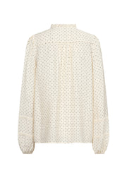 Soya Concept Orit 2 Shirt Polka Dot Print Cream