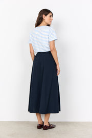 Soya Concept Rina Stripe 18 T-Shirt Blue