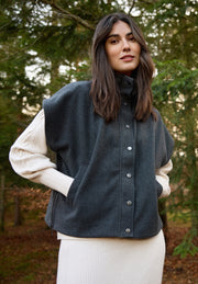 Soya Concept Vagna 1 Waistcoat Dark Grey