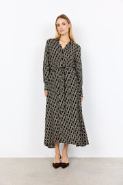 Soya Concept Varla 3 Dress Black Print