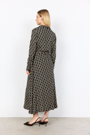 Soya Concept Varla 3 Dress Black Print