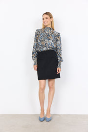 Soya Concept Vava 2 Blouse Navy Print