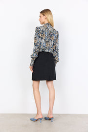 Soya Concept Vava 2 Blouse Navy Print