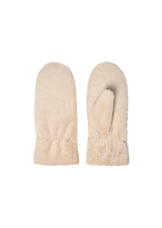 Soya Concept Vendla 1 Faux Fur Mittens Sand