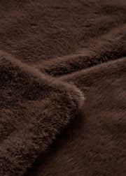 Soya Concept Vendla 2 Faux Fur Scarf Chocolate