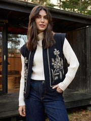 Soya Concept Verna 1 Waistcoat Black