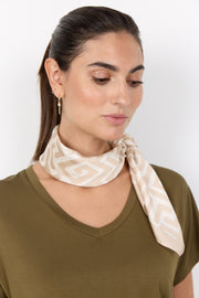 Soya Concept Vinona 1 Scarf Cream Print