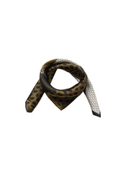 Soya Concept Viva 1 Scarf Dark Olive Print