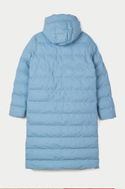 Tanta Glaze Long Puffer Coat Ashley Blue