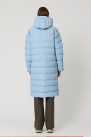 Tanta Glaze Long Puffer Coat Ashley Blue