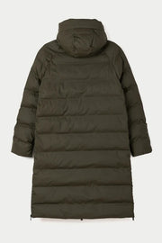 Tanta Rime Long Puffer Coat Khaki