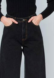 Unique Unlimited Kauboi Jeans Black Denim