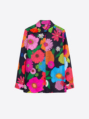 Irina Maxi Flower Silk Shirt