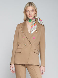 Vilagallo Ingrid Camel Stretch Jacket