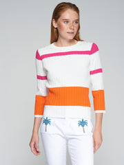 Vilagallo Knit Colourblock Jumper