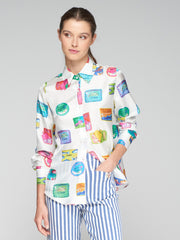 Vilagallo Mafalda Shirt Multi-coloured Motifs