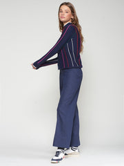 Vilagallo Bettina Stretch Pants Dark Denim