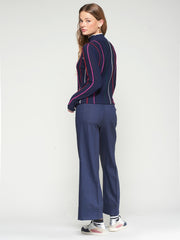 Vilagallo Bettina Stretch Pants Dark Denim