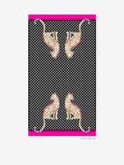 Vilagallo Scarf Leopard & Star Print