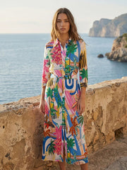 Vilagallo Isota Dress Multi Print