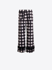 Vilagallo Sandra Pants Black Gingham