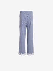 Vilagallo Nuria Blue Gingham Pants