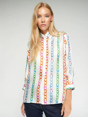 Vilagallo Tiffany Shirt Chain Print